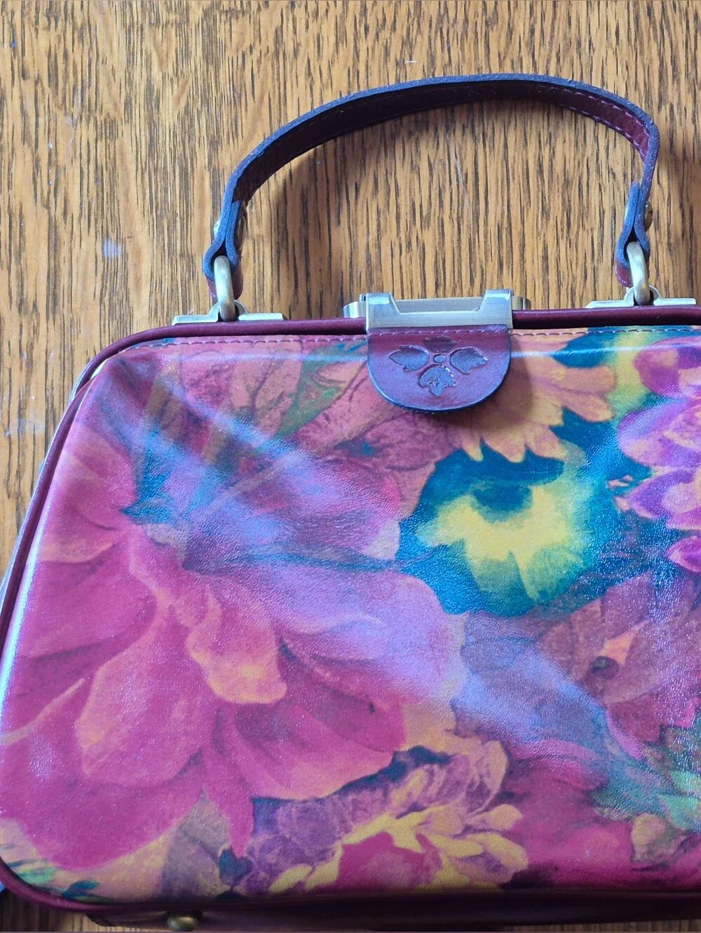 Patricia Nash 11x8 Floral Print Women's Satchel, Hand Bag, Crossbody, Purse